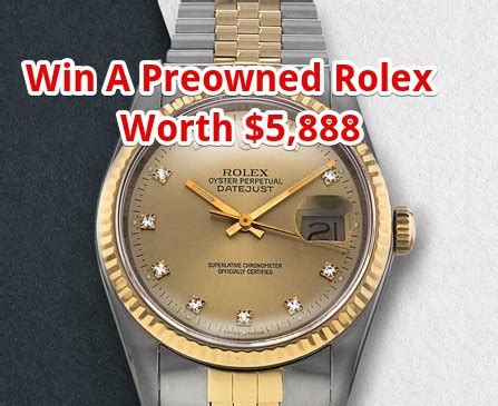 crown and caliber contest rolex datejust|Rolex Datejust Sweepstakes .